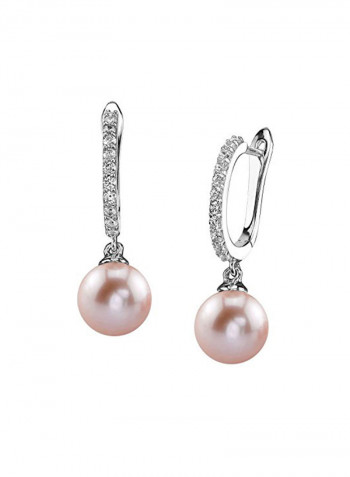 925 Sterling Silver Pearl Studded Earrings