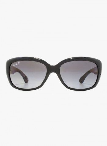 Women's Rectangular Sunglasses - Lens Size: 58 mm