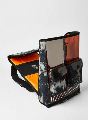 Captain Structured Backpack Transparent/Camouflage/Black