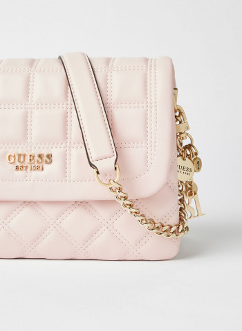 Kamina Flap Crossbody Bag Blush