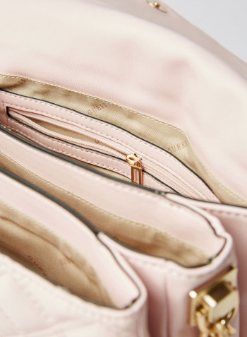 Kamina Flap Crossbody Bag Blush
