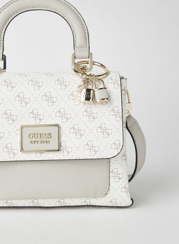 Tyren Top Handle Crossbody White