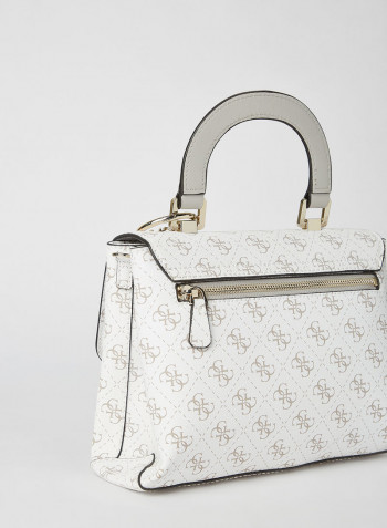 Tyren Top Handle Crossbody White