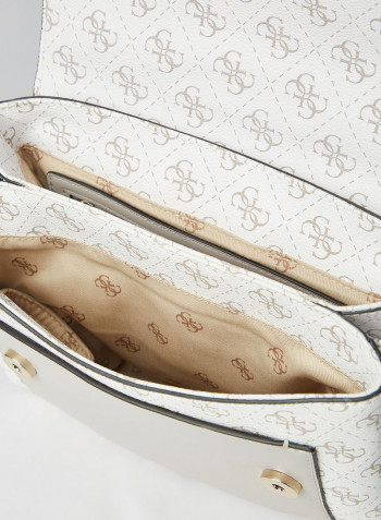 Tyren Top Handle Crossbody White