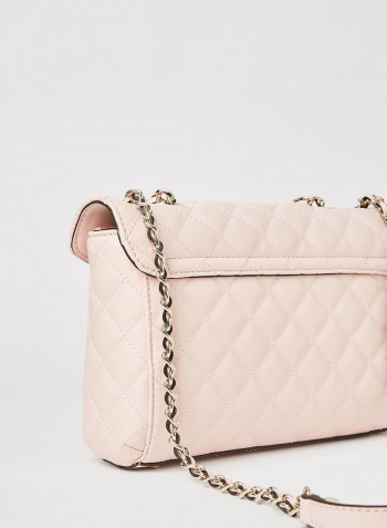 Illy Flap Crossbody Bag Blush