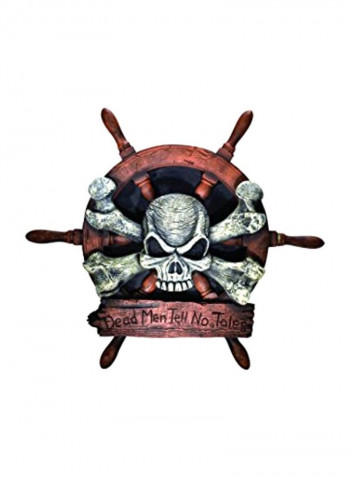 Dead End Wall Plaque Brown/Silver
