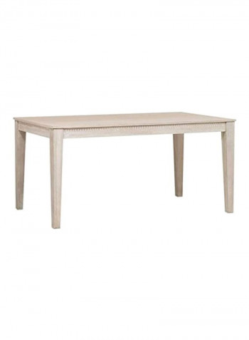 Nomad Dining Table Beige 160x90x75cm