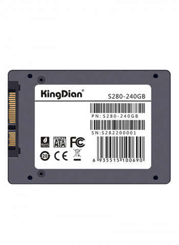 SATA 3 SSD Internal Hard Drive 240GB Black