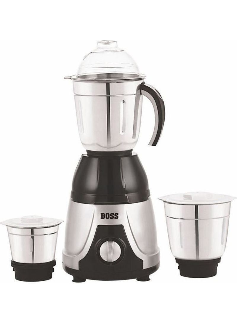 Flora Deluxe Mixer Grinder with Jars B243-Silver/Black Silver/Black