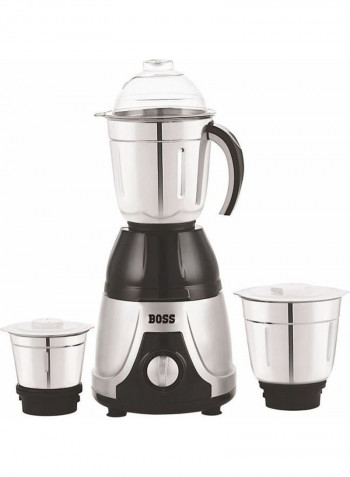 Flora Deluxe Mixer Grinder with Jars B243-Silver/Black أسود/ فضي