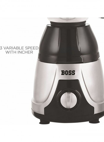 Flora Deluxe Mixer Grinder with Jars B243-Silver/Black أسود/ فضي