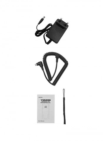 Professional Speedlite Power Bank For Camera 17.4x7.5x2.5cm Black