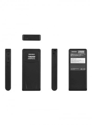 Professional Speedlite Power Bank For Camera 17.4x7.5x2.5cm Black