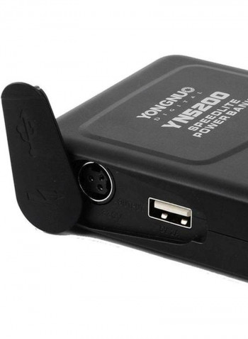 Professional Speedlite Power Bank For Camera 17.4x7.5x2.5cm Black
