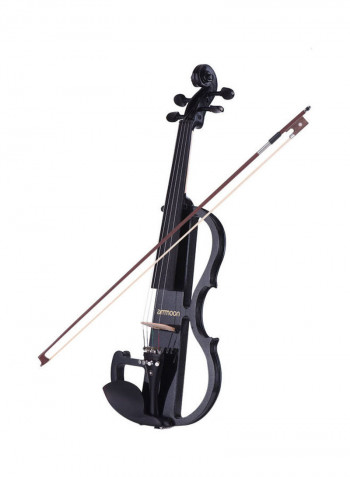 4/4 Full Size  Solid Wood Electric Silent Violin Set