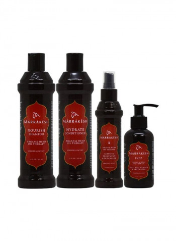 Pack Of 4 Marrakesh Oil Shampoo And Conditioner Set