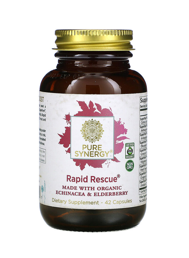 Rapid Rescue Dietary Supplement - 42 Organic Capsules