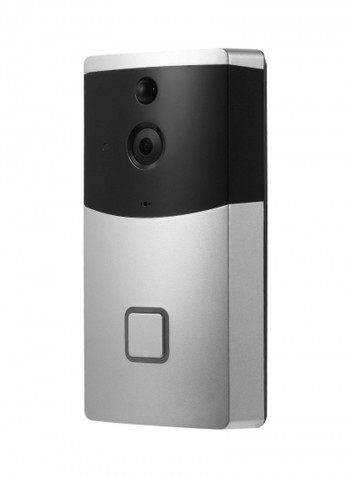 Visual Intercom Door Phone Wireless Video Doorbell Silver/Black
