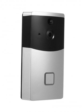 Visual Intercom Door Phone Wireless Video Doorbell Silver/Black