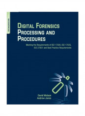 Digital Forensics Processing And Procedures Paperback English by David Watson