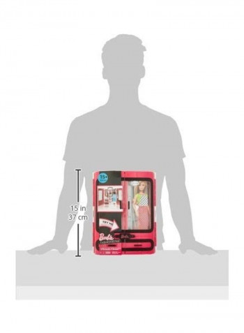 19-Piece Fashionistas Ultimate Closet With Clothing And Accessories Set