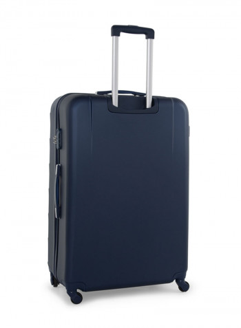Hardside 4 Piece Luggage Trolley Set Blue