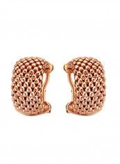 925 Sterling Silver Rose Gold Plated Earrings