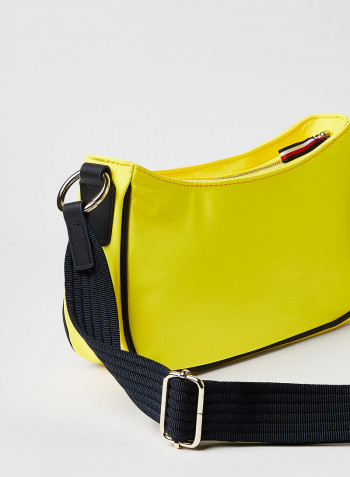 Logo Crossbody Bag Vivid Yellow
