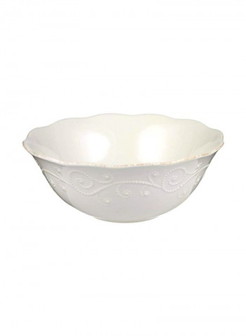 Perle Serving Bowl White 10.25inch
