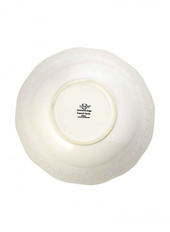 Perle Serving Bowl White 10.25inch