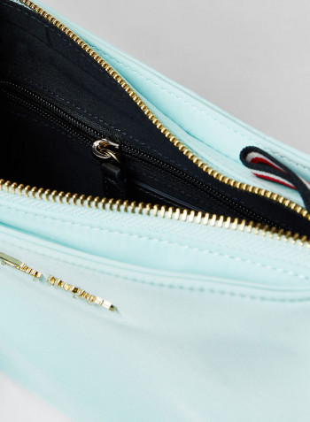 Recycled Polyester Crossbody Bag Blue