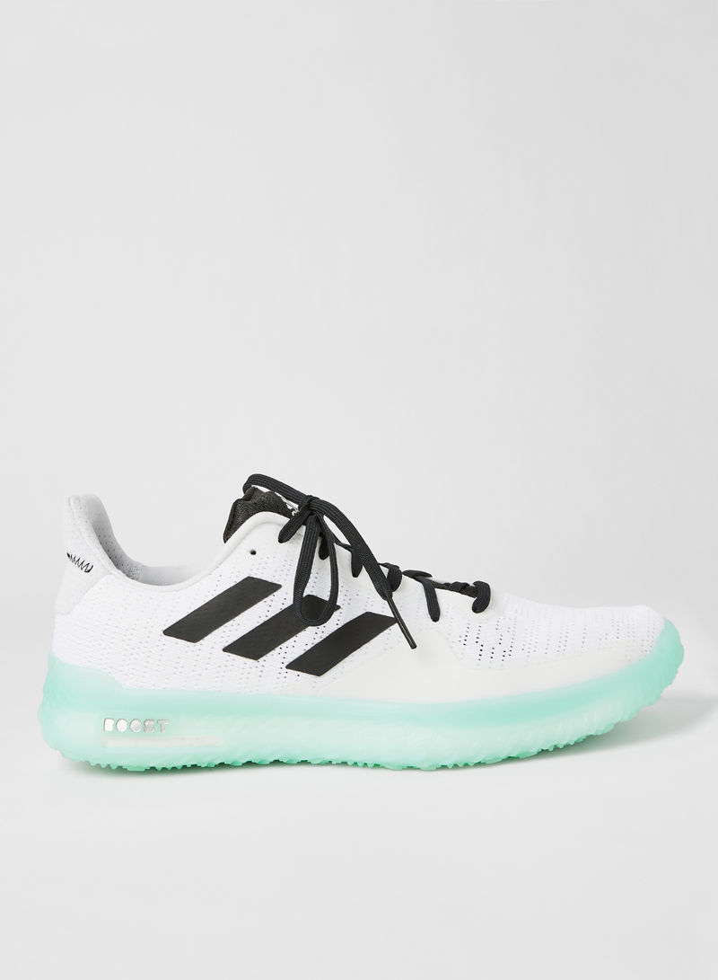 FitBoost Sports Shoes White/Core Black/Glory Mint