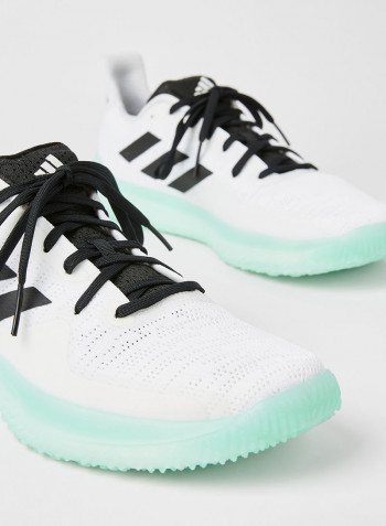 FitBoost Sports Shoes White/Core Black/Glory Mint