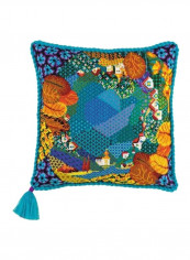 10-Piece Dreamland Cushion Cross Stitch Kit Blue/Yellow/Beige reviews 10-Piece Dreamland Cushion Cross Stitch Kit Blue/Yellow/Beige
