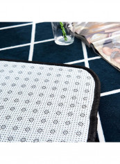 Geometric Anti-Slip Living Room Carpet Multicolour 150(W)x190 (L)centimeter