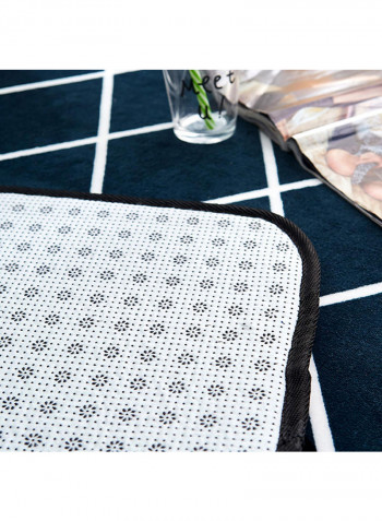 Geometric Anti-Slip Living Room Carpet Multicolour 150(W)x190 (L)centimeter