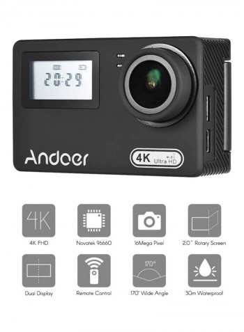 16 MP AN300 4K Action Camera