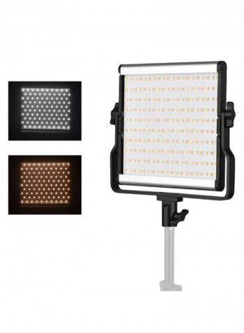 Adjustable Brightness Photography Camera Video LED Light Black/Clear