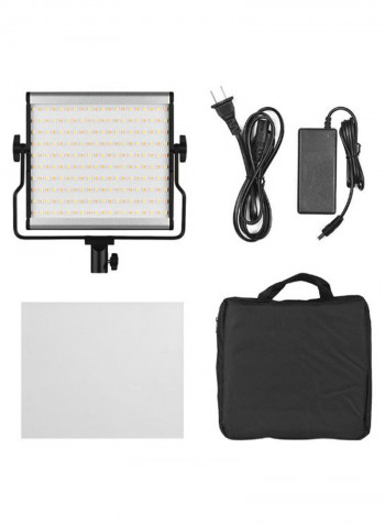 Adjustable Brightness Photography Camera Video LED Light Black/Clear