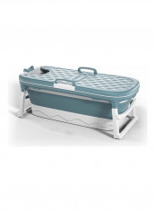 Folding Massage Steaming Soaking Dual-Purpose Bathtub Multicolour 138 x 63 x 23cm