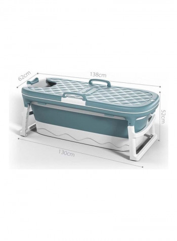 Folding Massage Steaming Soaking Dual-Purpose Bathtub Multicolour 138 x 63 x 23cm