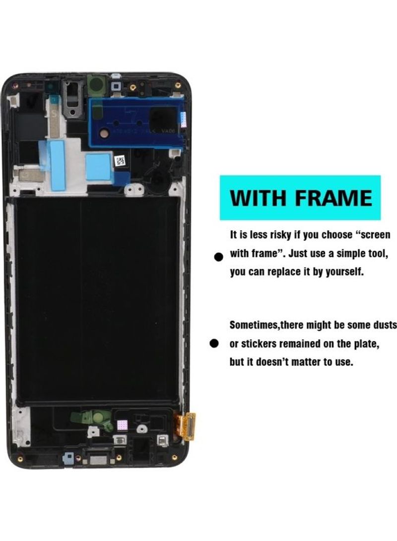 LCD Display Touch Screen Digitizer 15.8x7x0.5cm Black