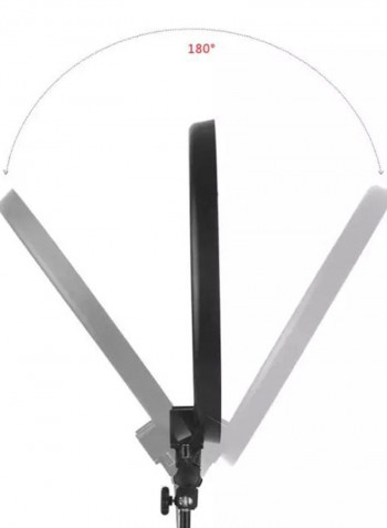 LED Photography Ring Light With Accessories White/Black/Brown