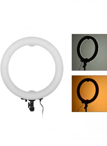LED Photography Ring Light With Accessories White/Black/Brown