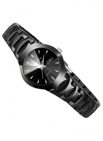 Women's Stainless Steel Brief Design Analog Watch 8817
