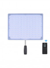 RGB LED Video Light 31.8x23.8x2.7centimeter White/Black