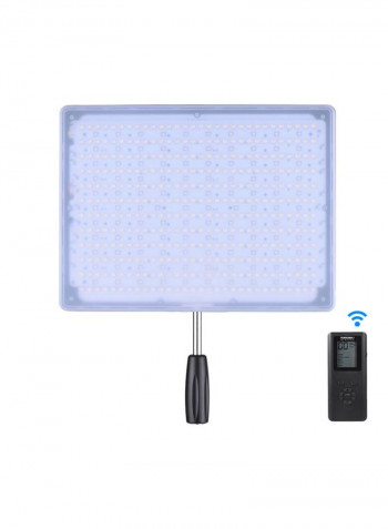 RGB LED Video Light 31.8x23.8x2.7centimeter White/Black