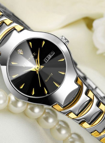 Women's Stainless Steel Brief Design Analog Watch 8818