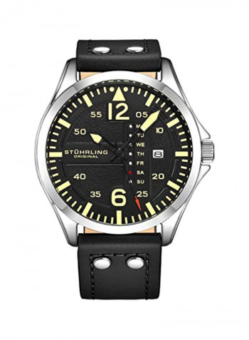 Men's Leather Analog Watch 3916.1