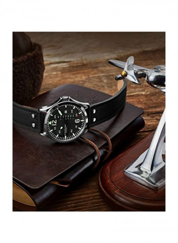 Men's Leather Analog Watch 3916.1